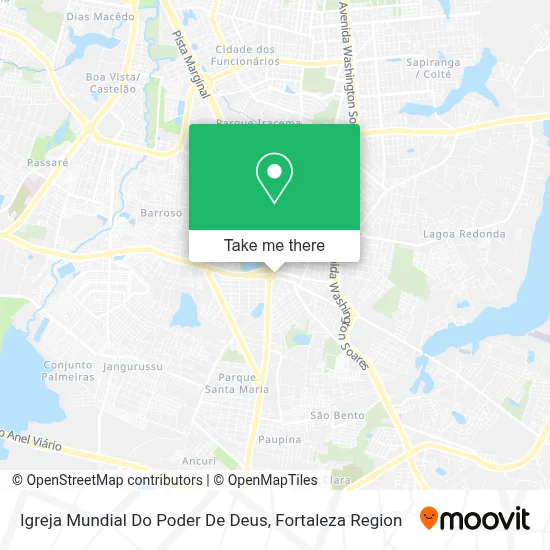 Igreja Mundial Do Poder De Deus map