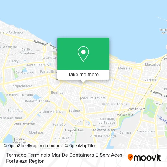Termaco Terminais Mar De Containers E Serv Aces map