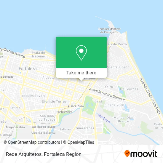Rede Arquitetos map