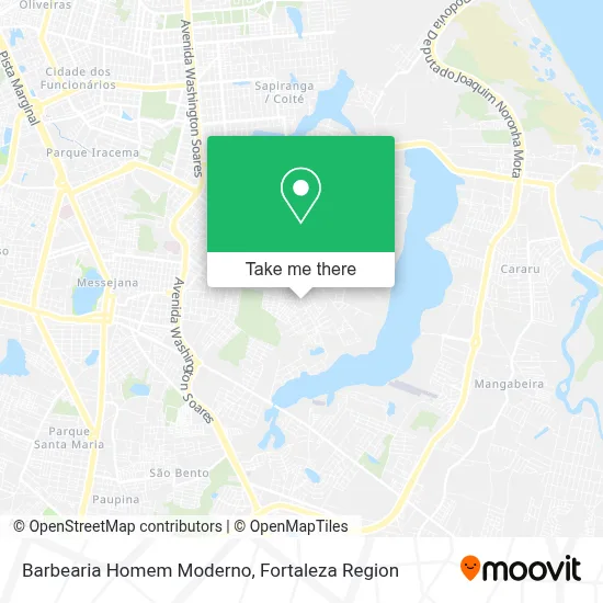 Barbearia Homem Moderno map