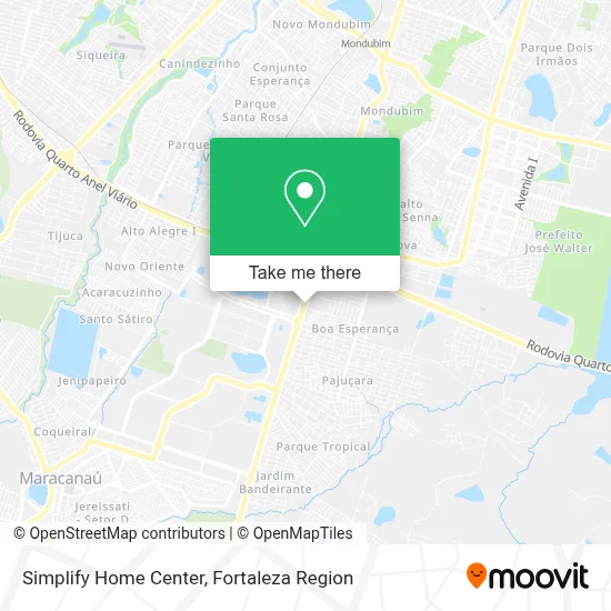Simplify Home Center map