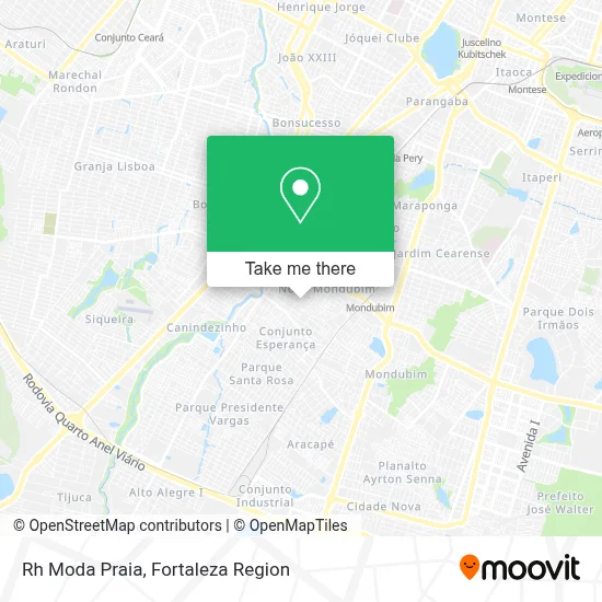 Rh Moda Praia map