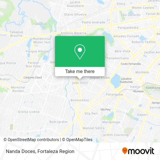 Nanda Doces map