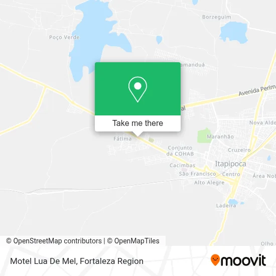 Motel Lua De Mel map
