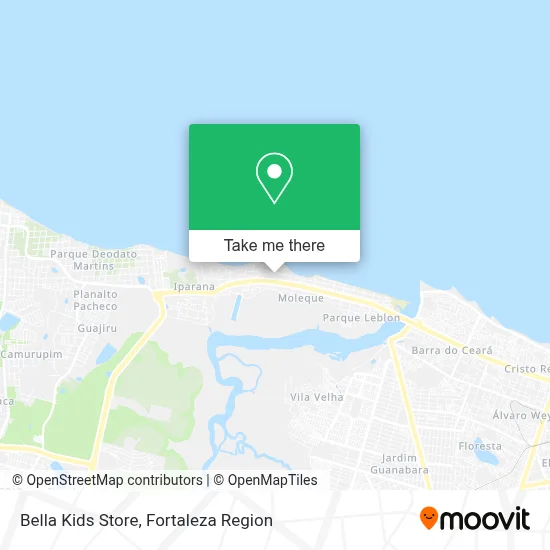 Bella Kids Store map