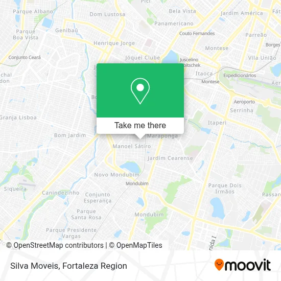 Silva Moveis map