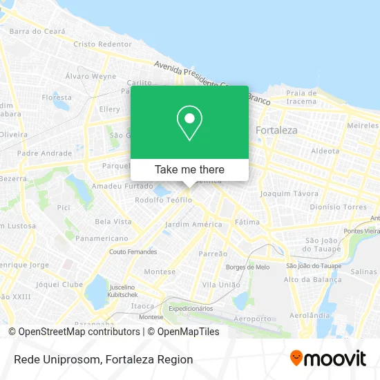 Rede Uniprosom map