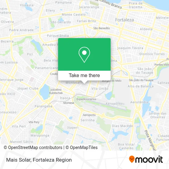 Mais Solar map