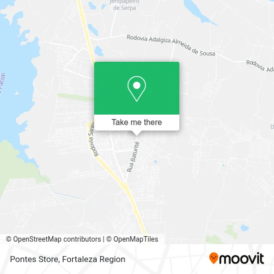 Pontes Store map