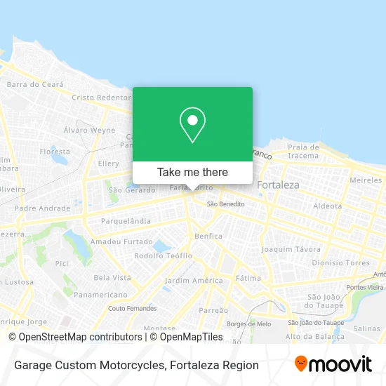 Garage Custom Motorcycles map