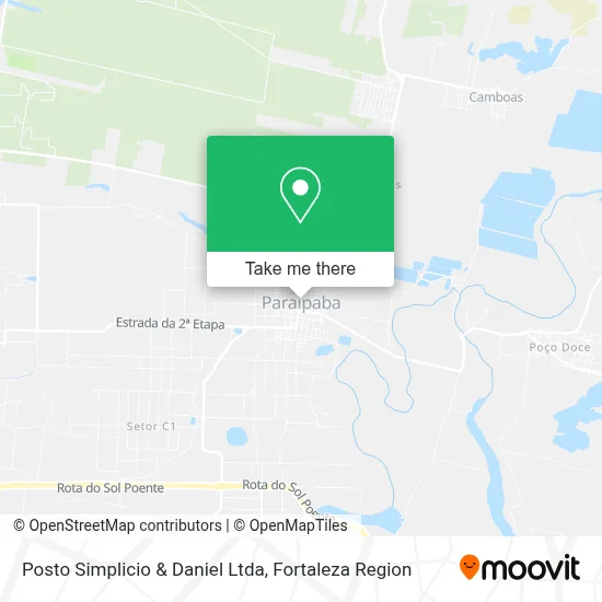 Posto Simplicio & Daniel Ltda map