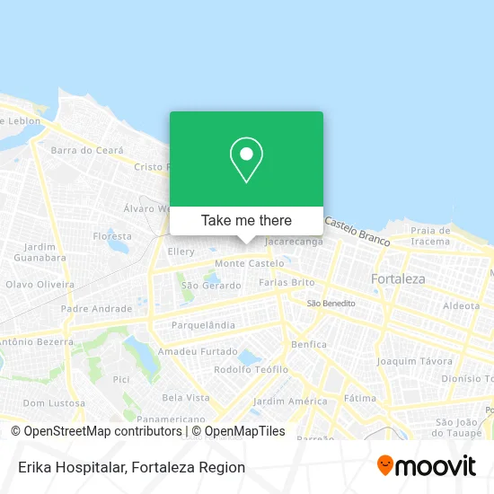 Erika Hospitalar map