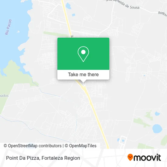 Point Da Pizza map