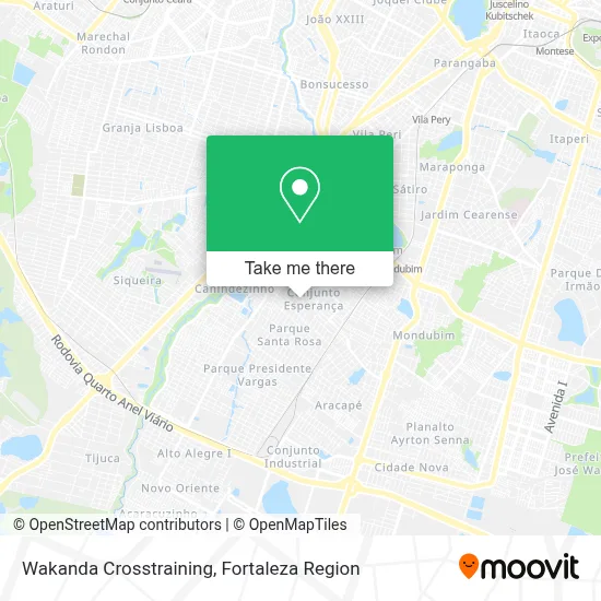 Wakanda Crosstraining map