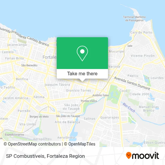 SP Combustíveis map