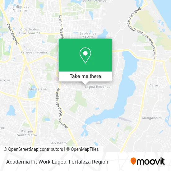 Academia Fit Work Lagoa map