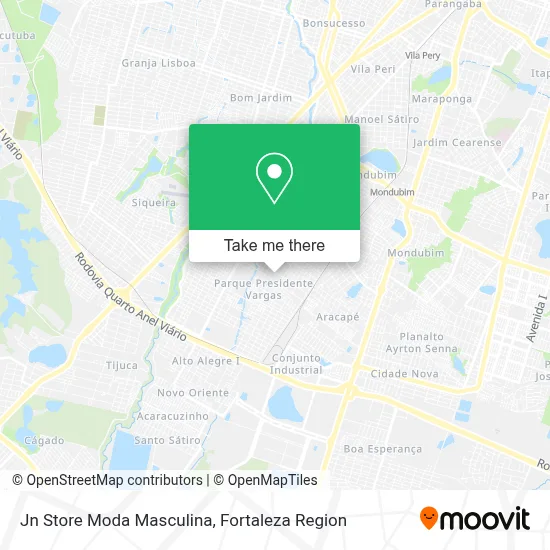 Jn Store Moda Masculina map