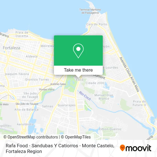 Rafa Food - Sandubas Y Catiorros - Monte Castelo map