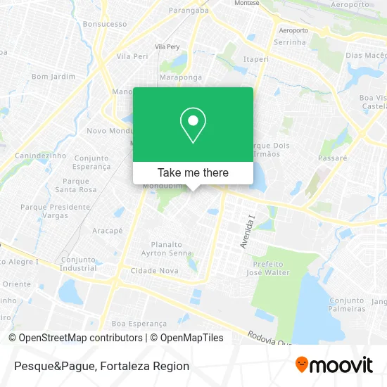 Pesque&Pague map