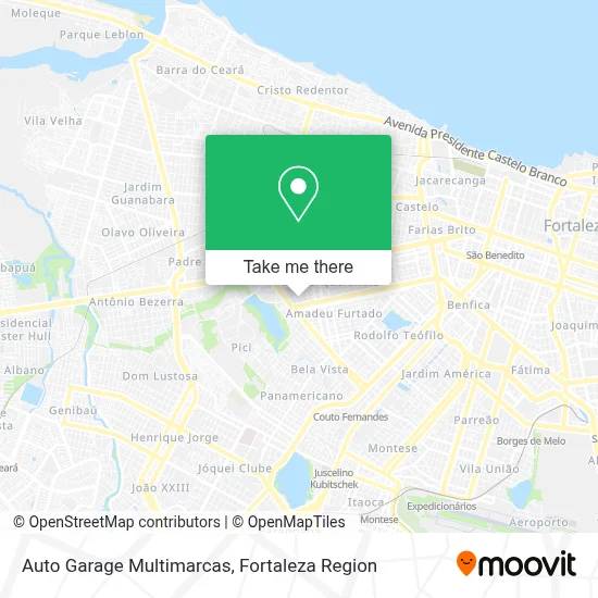 Auto Garage Multimarcas map