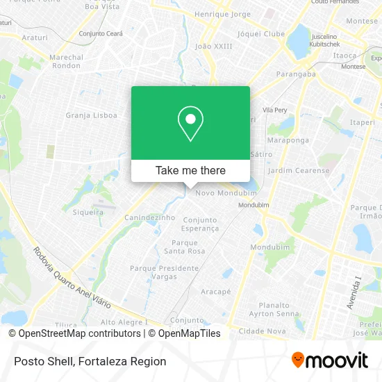Posto Shell map