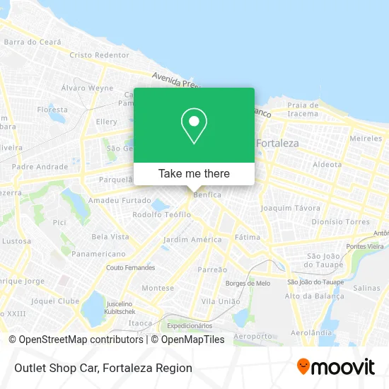 Outlet Shop Car map