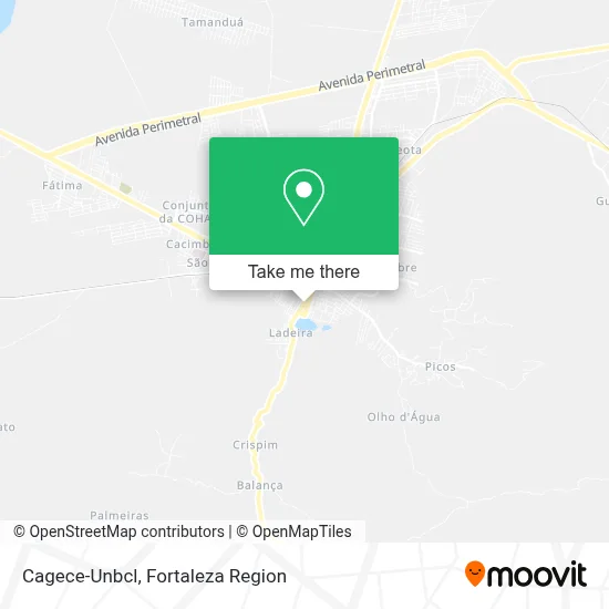 Cagece-Unbcl map