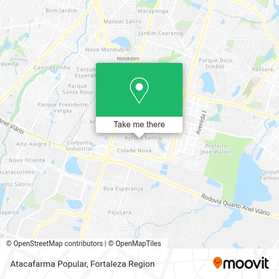 Atacafarma Popular map