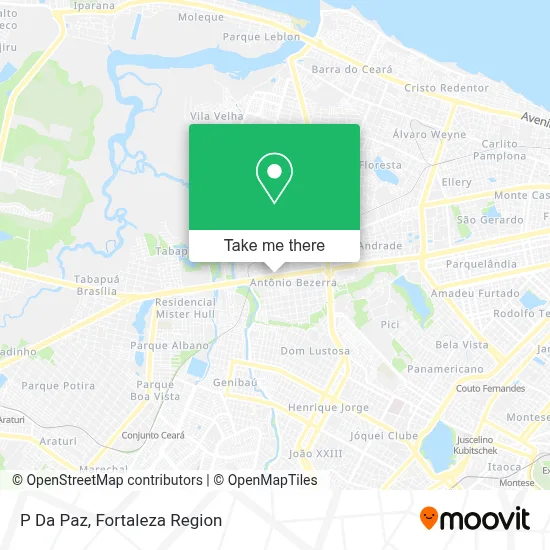 P Da Paz map