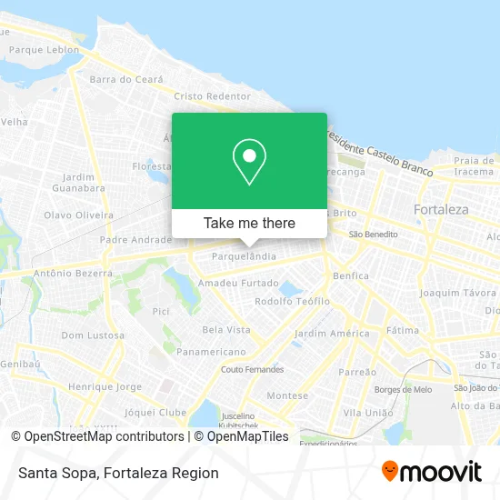 Santa Sopa map