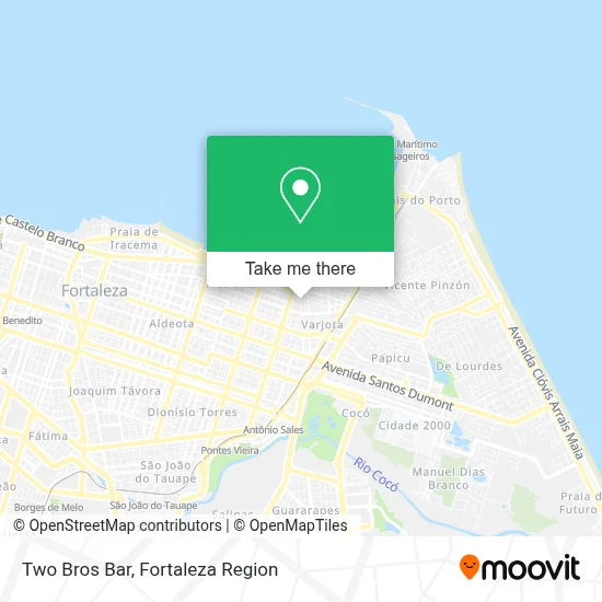 Two Bros Bar map