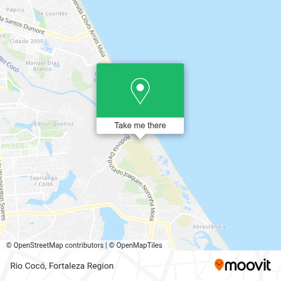 Rio Cocó map