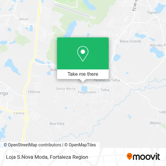 Loja S.Nova Moda map