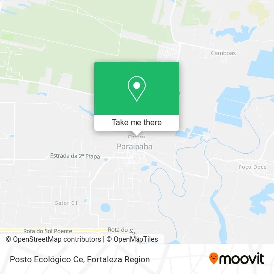 Posto Ecológico Ce map