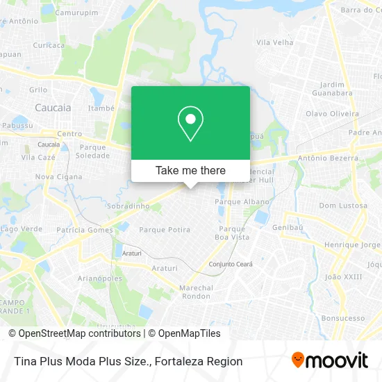Tina Plus Moda Plus Size. map
