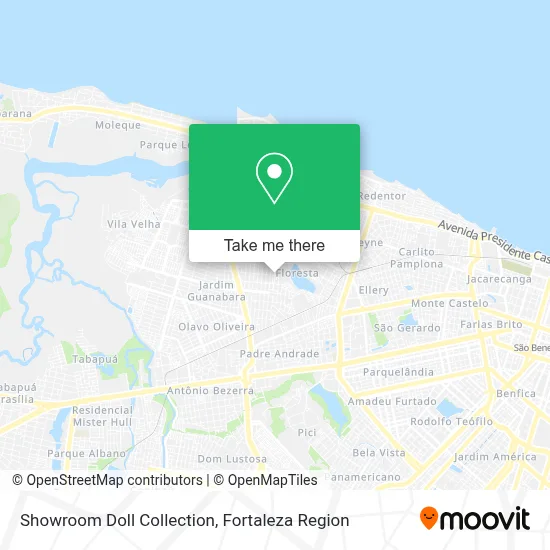 Showroom Doll Collection map