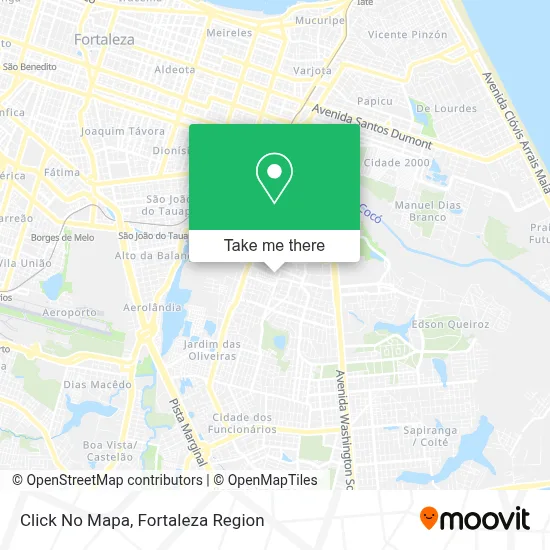 Click No Mapa map