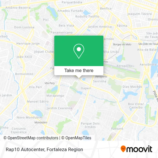 Rap10 Autocenter map