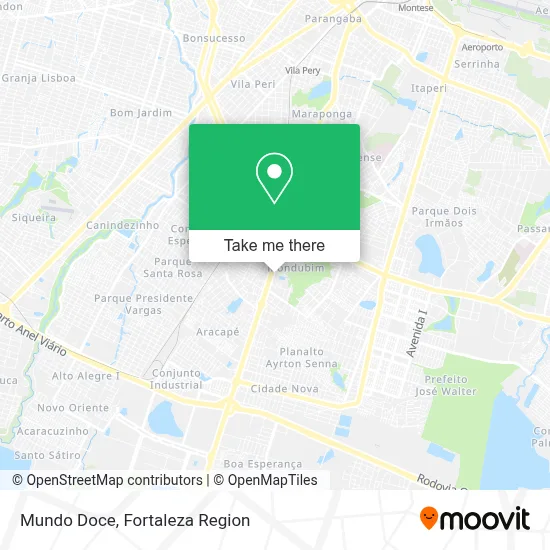 Mundo Doce map