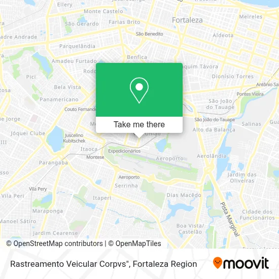Rastreamento Veicular Corpvs" map