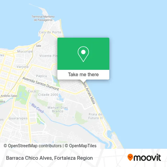 Barraca Chico Alves map