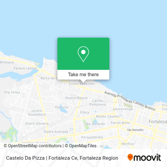 Castelo Da Pizza | Fortaleza Ce map