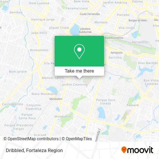 Dribbled map
