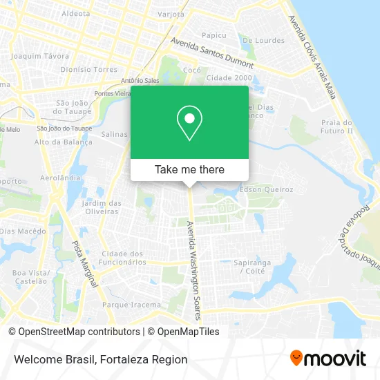 Welcome Brasil map