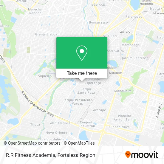 R.R Fitness Academia map