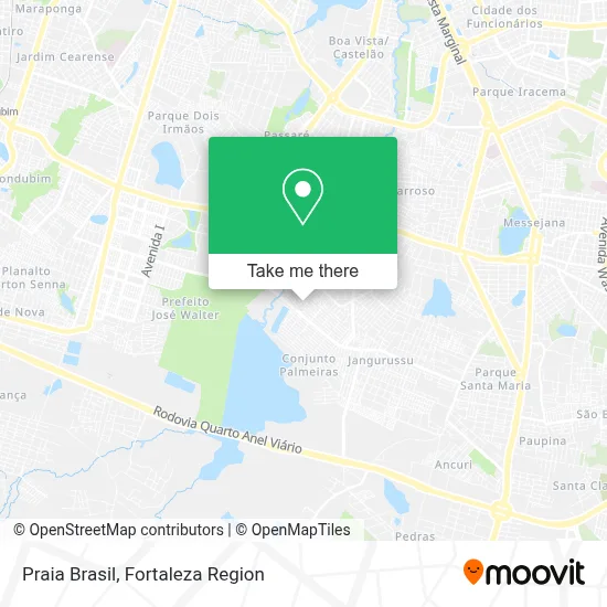 Praia Brasil map