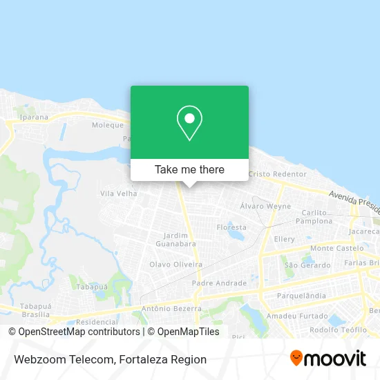 Webzoom Telecom map