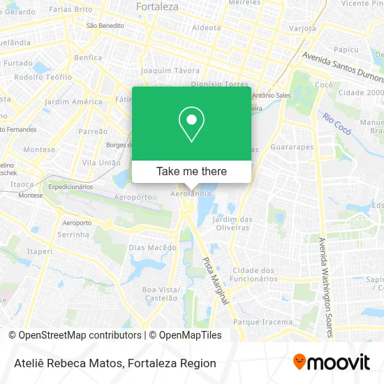 Ateliê Rebeca Matos map