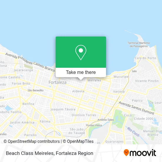 Beach Class Meireles map