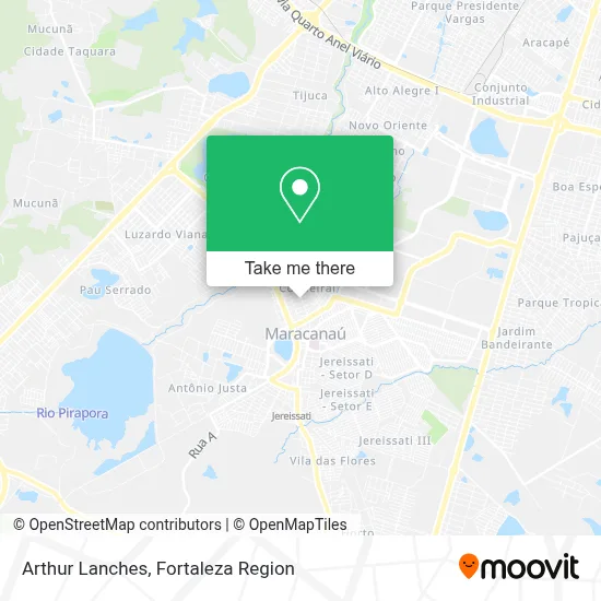 Arthur Lanches map